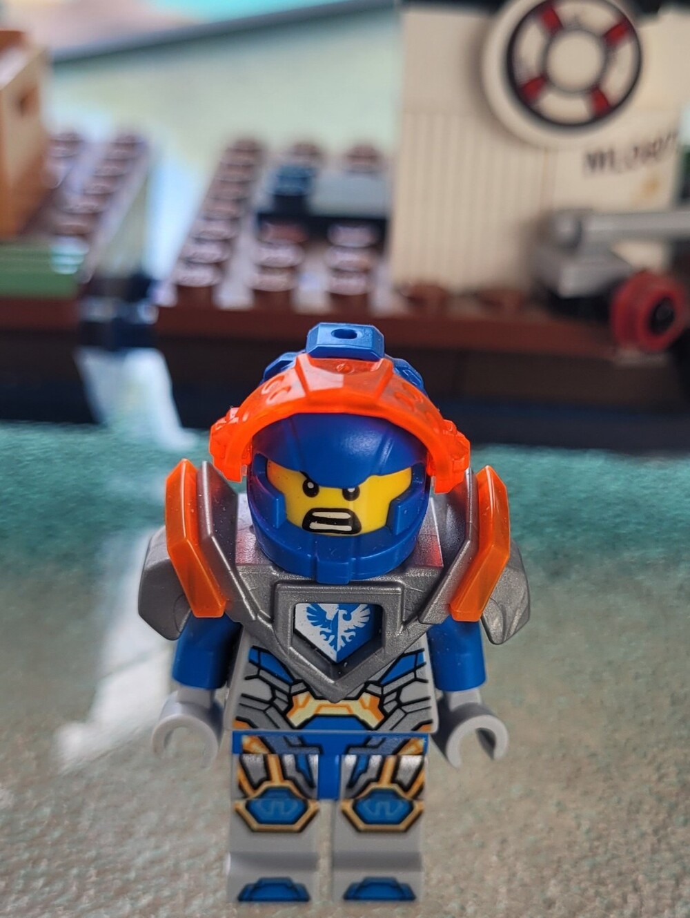 LEGO Nexo Knights Minifigure Clay Moorington nex093, Lego Set not included